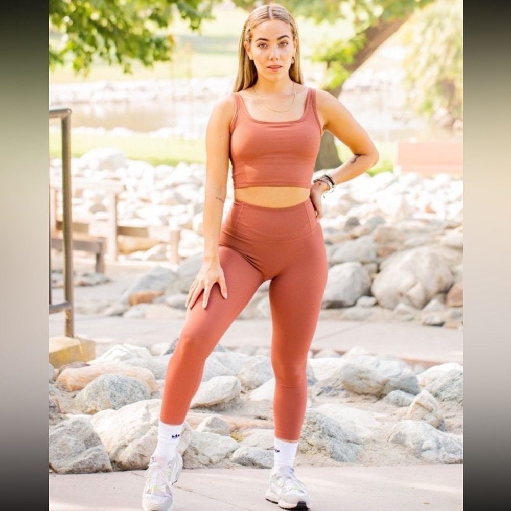 Women's Rust Pants & Jumpsuit Set